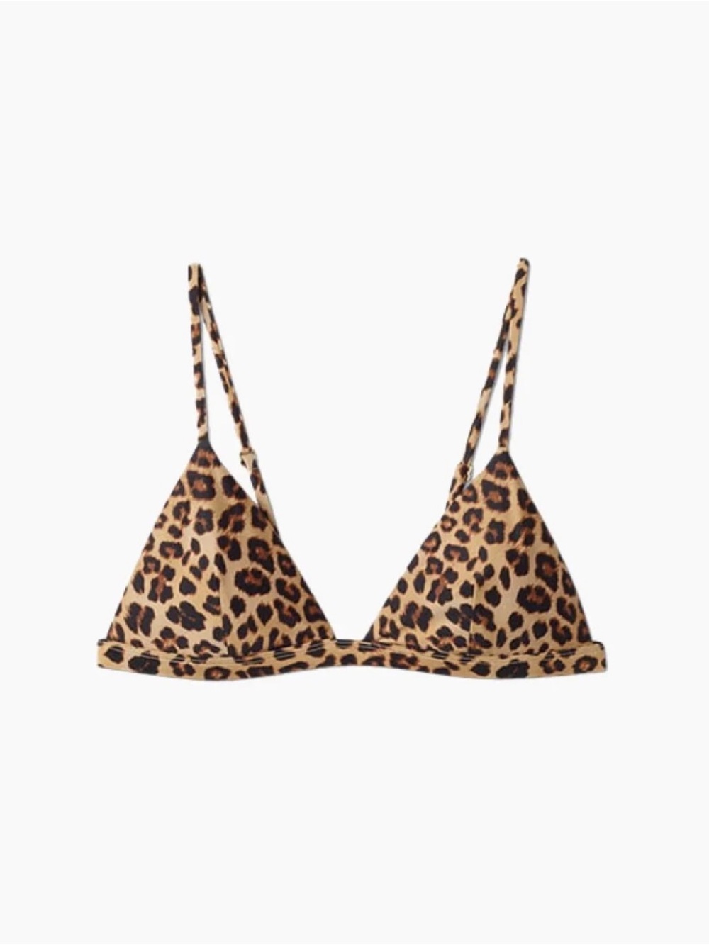 Summersalt Triangle Bikini Top Only - Removable Pads, Adjustable Straps - Size 8